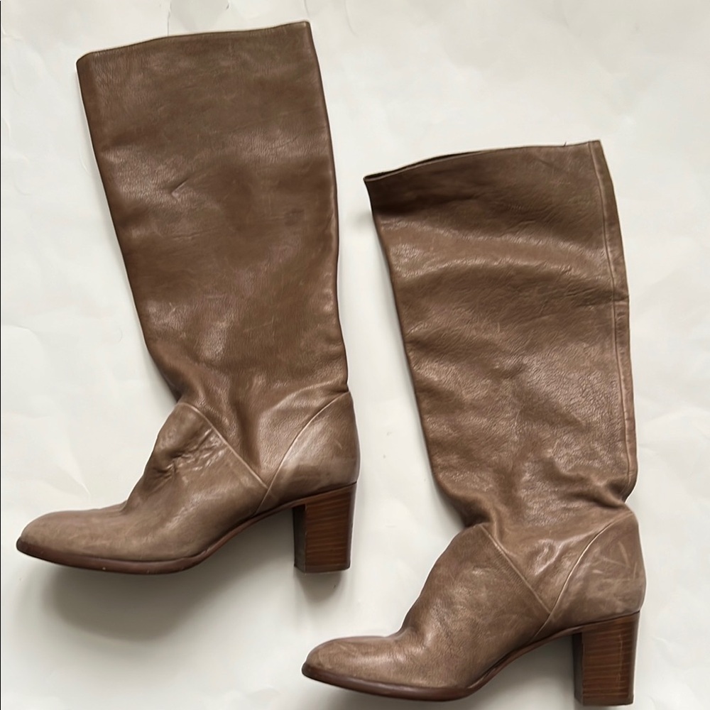 J. Crew Sadie Leather Knee-High Boots